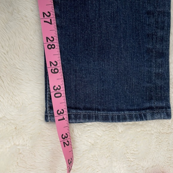 7 For All Mankind Dark Wash Straight Leg Jeans Size 31 - Picture 9 of 10